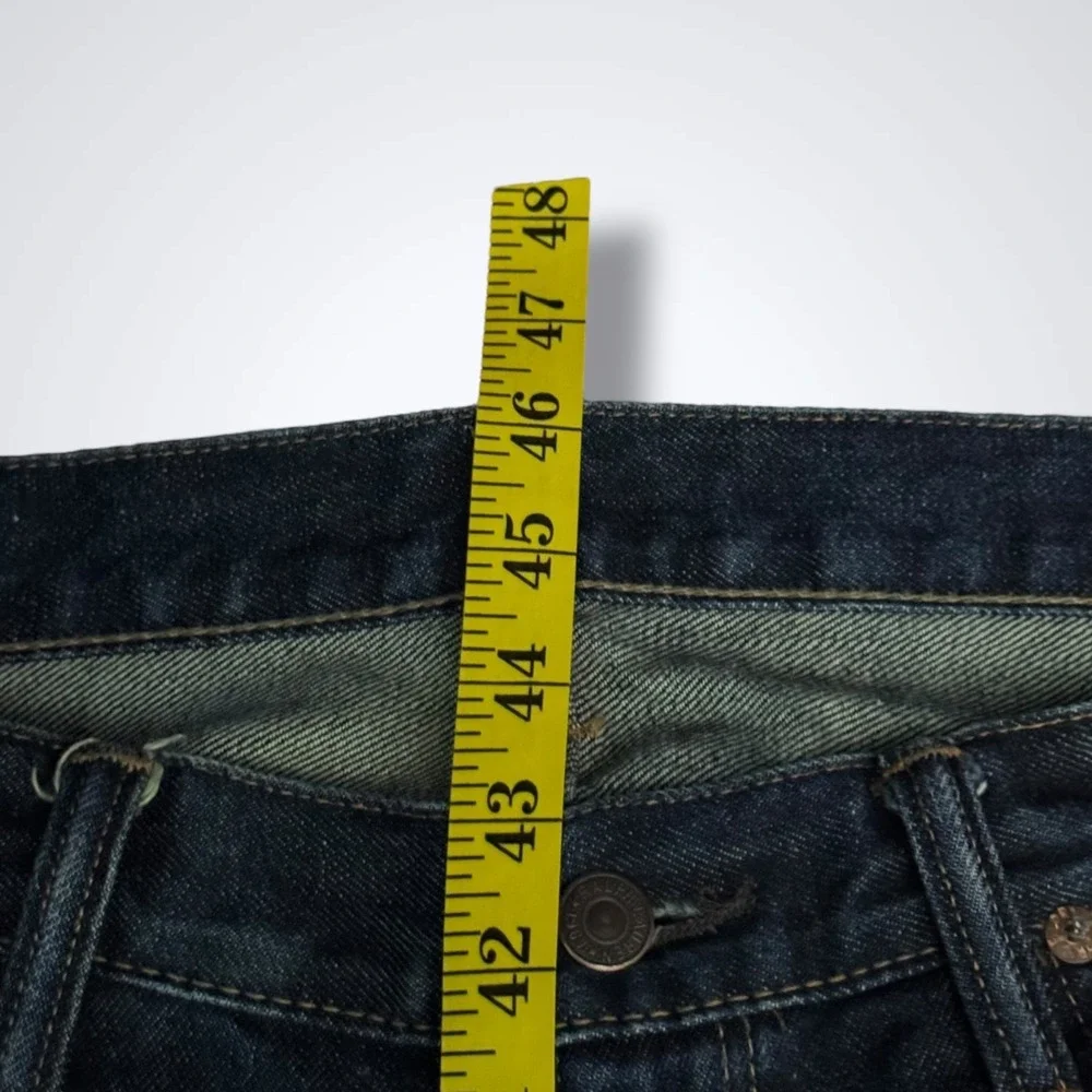 Polo Ralph Lauren Jeans Mens 36 X 30 Slim Straight Blue Denim Y2K Dark Wash